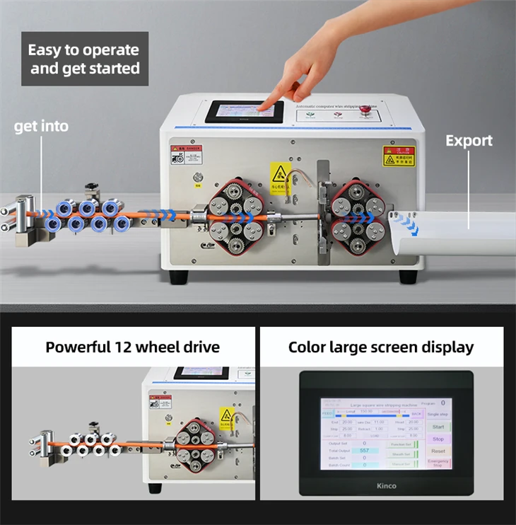 70mm2 Wire Cutting And Stripping Machine